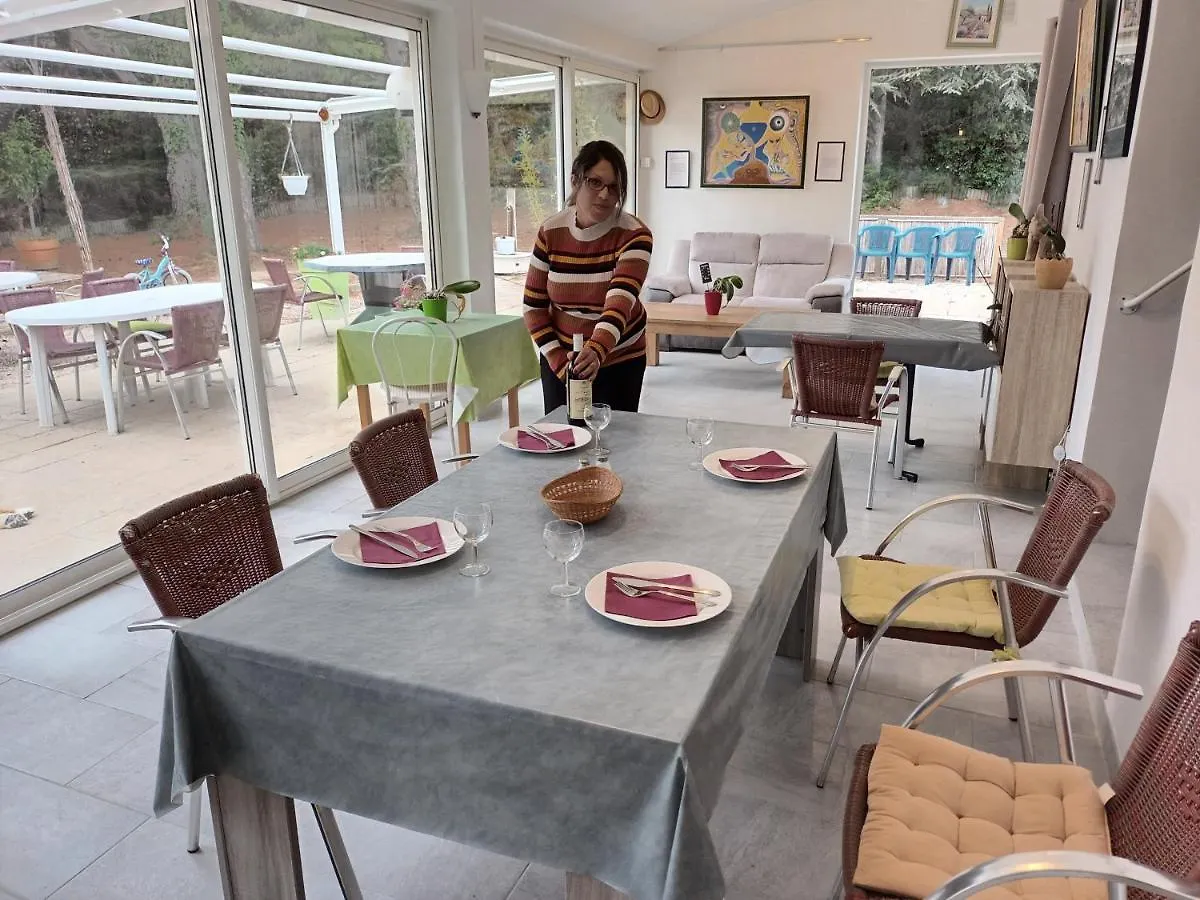 Couette-café Chambre de charme avec piscine dans la campagne de Rognes